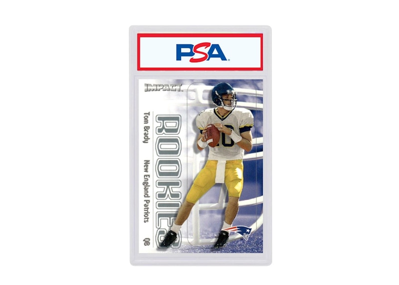 tom brady graded cards Tom Brady Autographed 2000 Press Pass Rookie Card #37 New England Patriots  PSA 8.5 Auto Grade Gem Mint 10 