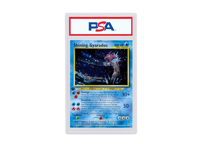 2001 Pokemon Neo Revelation 1st Edition 65 Shining Gyarados-Holo