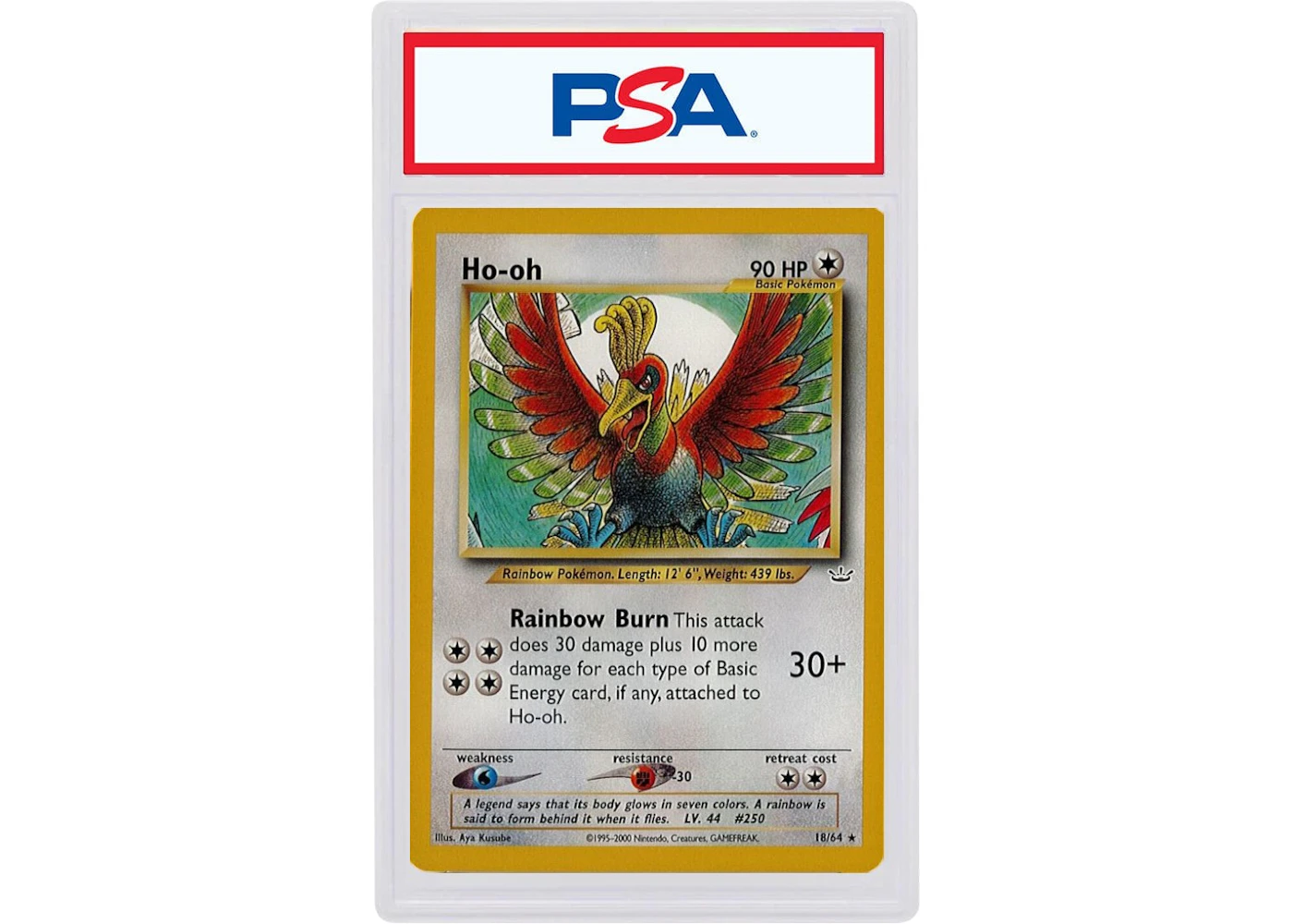 2001 Pokemon Neo Revelation 1st Edition 7 Ho-Oh-Holo (PSA or BGS Graded) - 2001 - US 2001 Pokemon Neo Revelation 1st Edition 7 Ho-Oh-Holo (PSA or BGS Graded) - 2001 - US