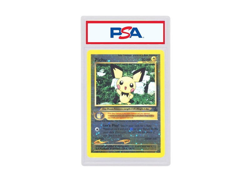 2001 Pokemon Promo Black Star 35 Pichu-Reverse Foil Pokemon League (PSA or  BGS Graded) - 2001 - GB