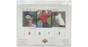 2001 Upper Deck Premiere Edition Golf Retail Box (Red)