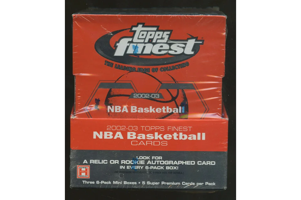 2002/ 03 Topps Finest Basketball Hobby Box