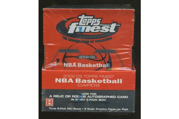 2002/ 03 Topps Finest Basketball Hobby Box