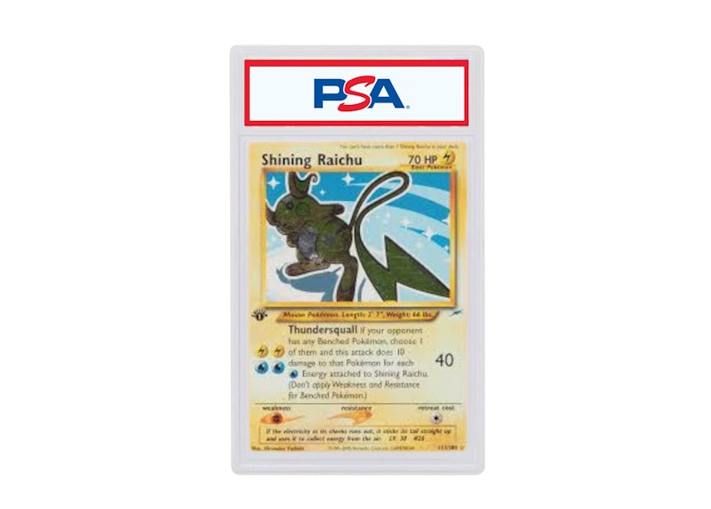 2002 Pokemon Neo Destiny 111 Shining Raichu (PSA or BGS