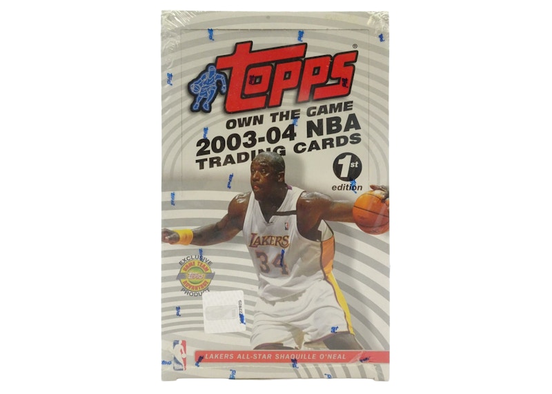 2003-04 Topps 1st Edition Basketball Hobby Box