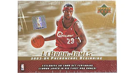 2003-04 Upper Deck Phenomenal Beginning LeBron James Basketball Box Set