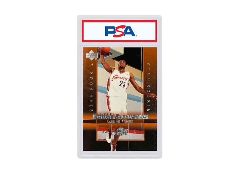 2003 upper deck lebron james rookie exclusive