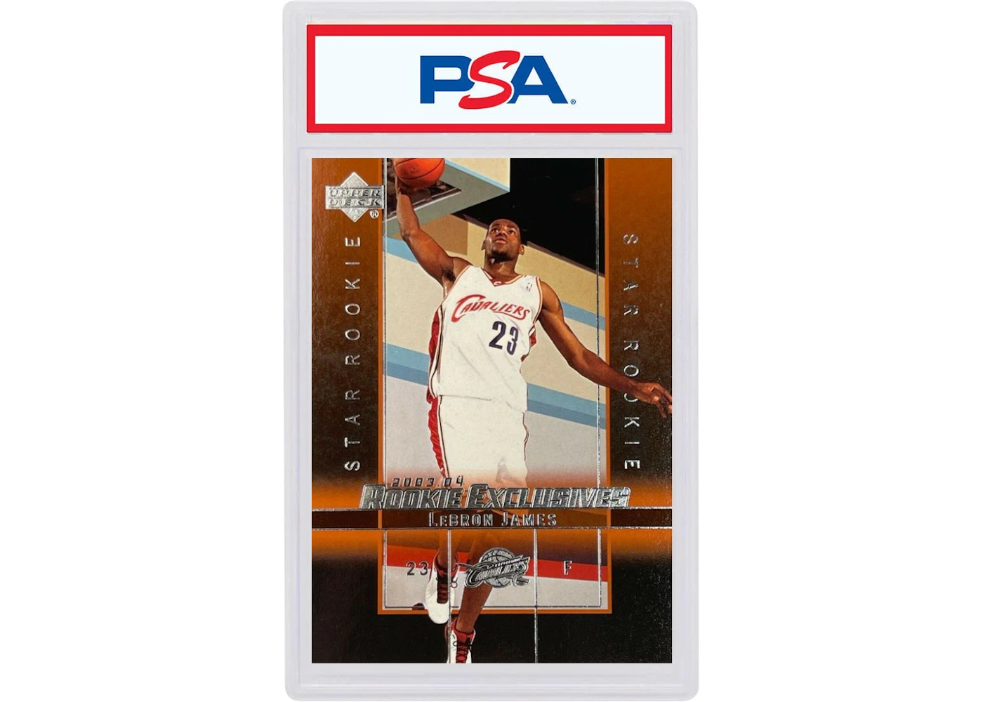 2003 Upper Deck Rookie Exclusives 1 Lebron James (PSA or BGS Graded) - 2003 - US 2003 Upper Deck Rookie Exclusives 1 Lebron James (PSA or BGS Graded) - 2003 - US