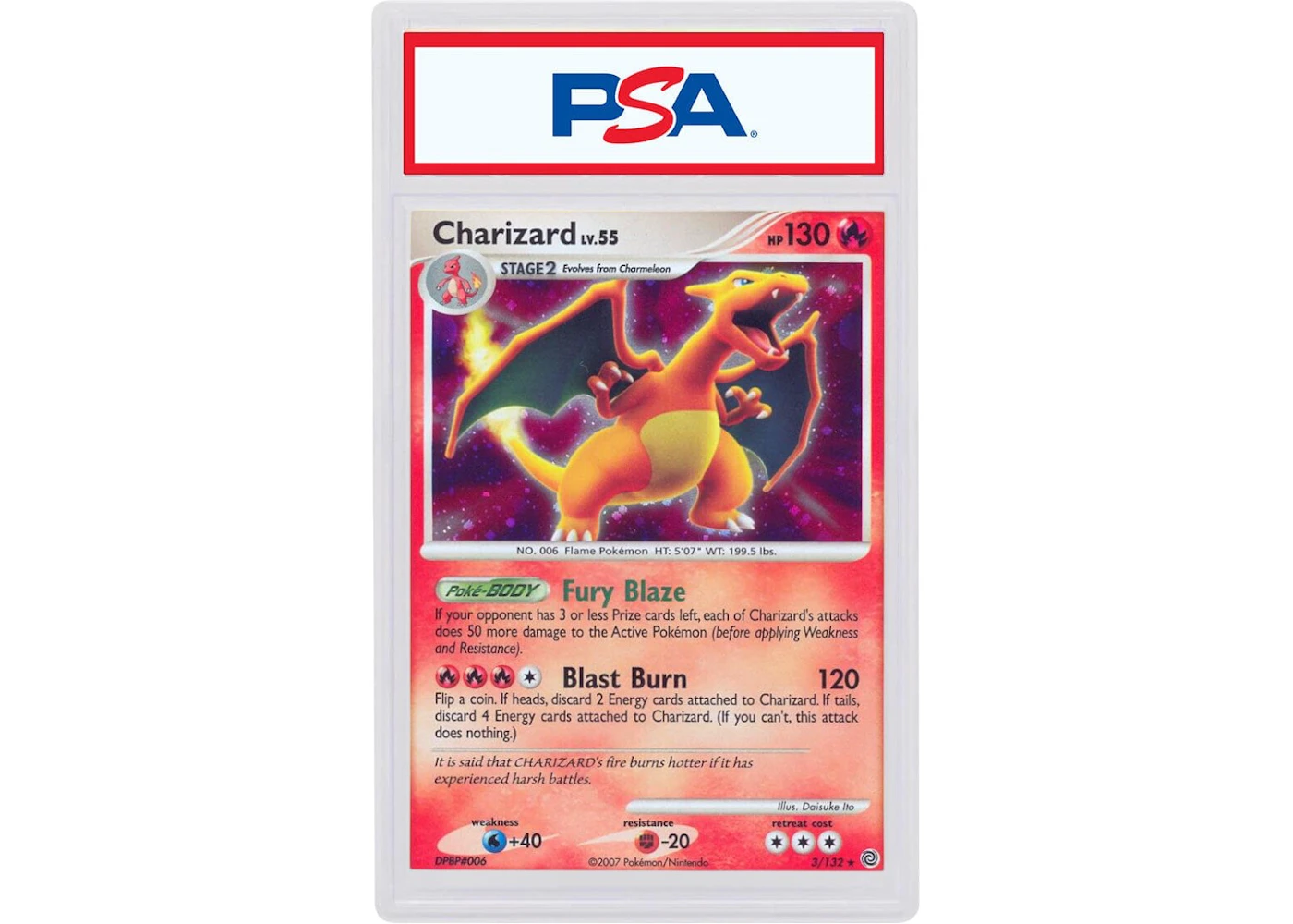 2007 Pokemon Diamond & Pearl Secret Wonders 3 Charizard-Holo (PSA or BGS Graded) - 2007 - US 2007 Pokemon Diamond & Pearl Secret Wonders 3 Charizard-Holo (PSA or BGS Graded) - 2007 - US