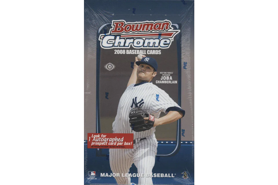 2008 Bowman Chrome Baseball Hobby Box