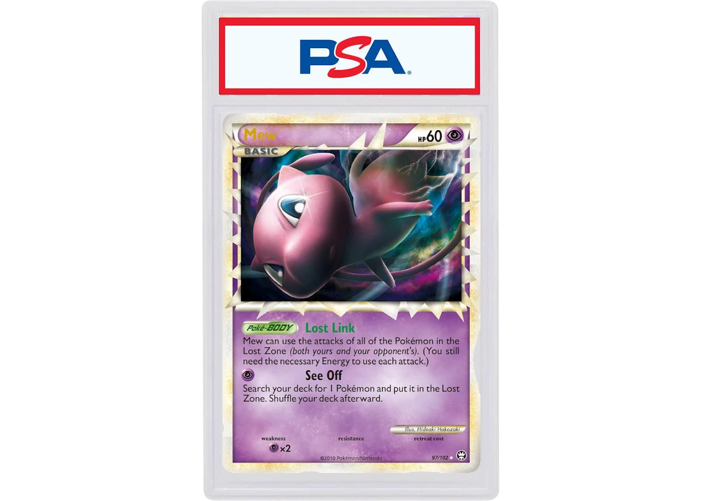 2010 Pokemon Heartgold & Soulsilver Triumphant 97 Mew-Holo (PSA or BGS Graded) - 2010 - US 2010 Pokemon Heartgold & Soulsilver Triumphant 97 Mew-Holo (PSA or BGS Graded) - 2010 - US