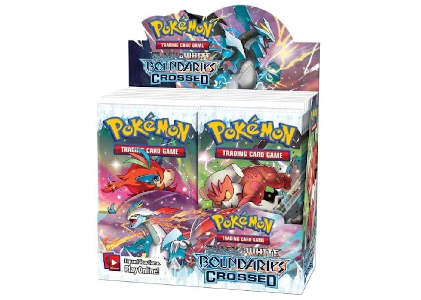 2012 Pokemon Black and White Boundaries Crossed Booster Box - US 2012 Pokemon Black and White Boundaries Crossed Booster Box - US