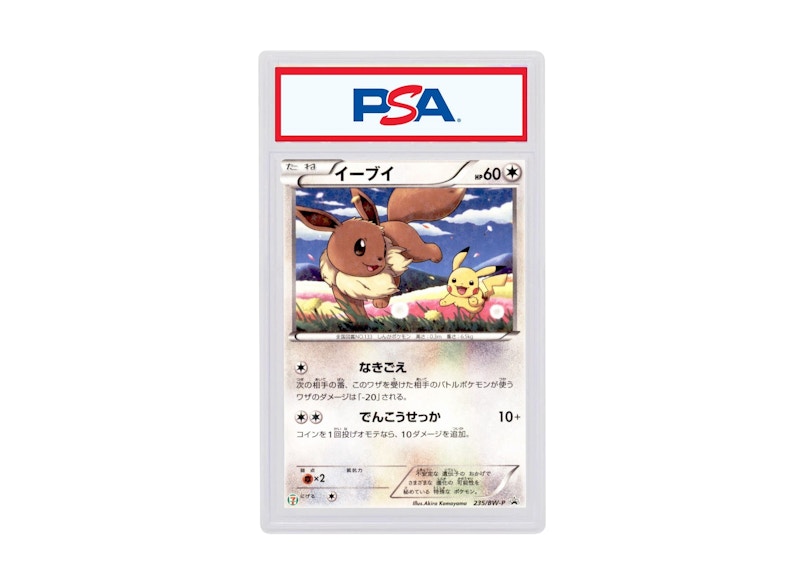 2013 Pokemon Japanese Black & White Promo 235 Eevee-Holo