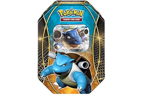 2014 Pokemon TCG Blastoise EX Power Tin - US 2014 Pokemon TCG Blastoise EX Power Tin - US