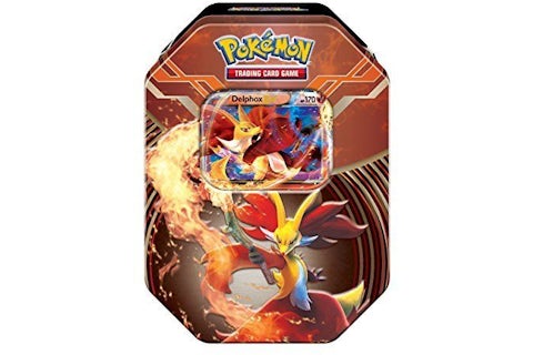 2014 Pokemon TCG Delphox EX Kalos Power Tin - US 2014 Pokemon TCG Delphox EX Kalos Power Tin - US