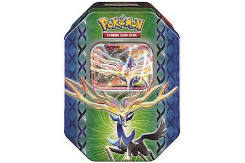 2014 Pokemon TCG Legends of Kalos Xerneas Tin - US 2014 Pokemon TCG Legends of Kalos Xerneas Tin - US