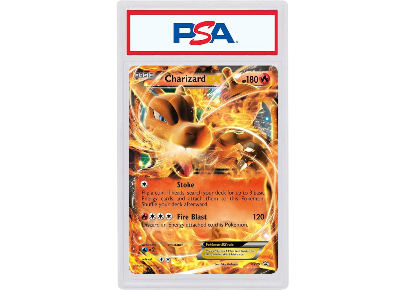 2014 Pokemon XY Black Star Promo XY29 Charizard ex (PSA or BGS Graded) - 2014 - US 2014 Pokemon XY Black Star Promo XY29 Charizard ex (PSA or BGS Graded) - 2014 - US
