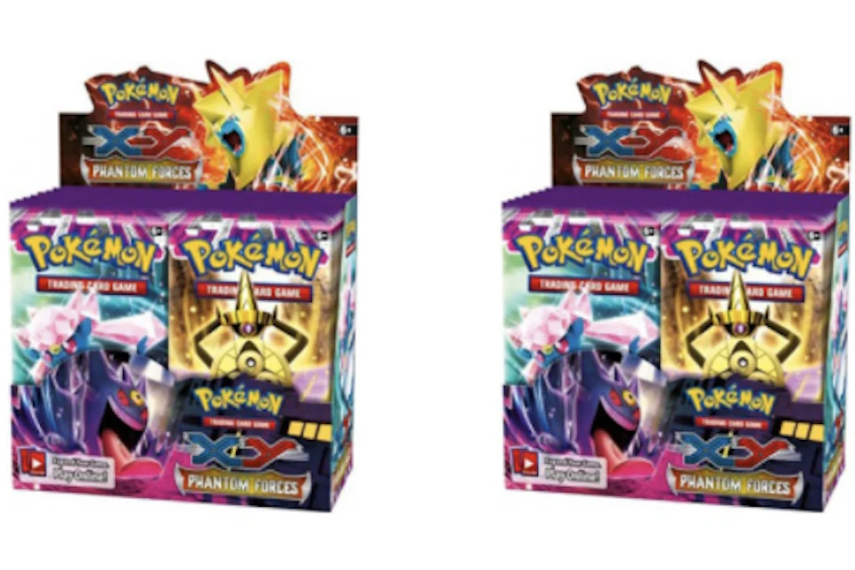 2014 Pokemon XY Phantom Forces Booster Box 2X Lot