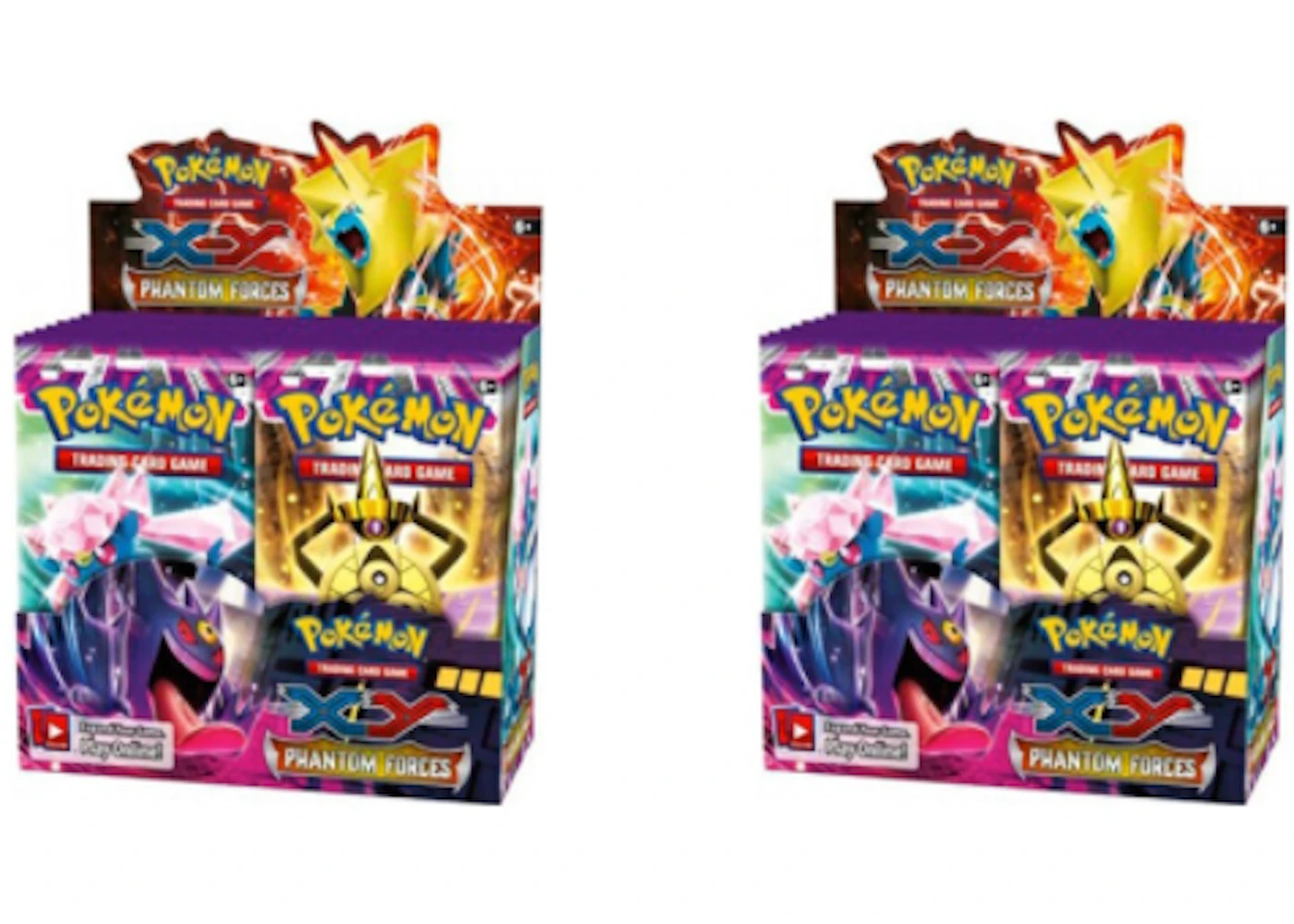 2014 Pokemon XY Phantom Forces Booster Box 2X Lot - US