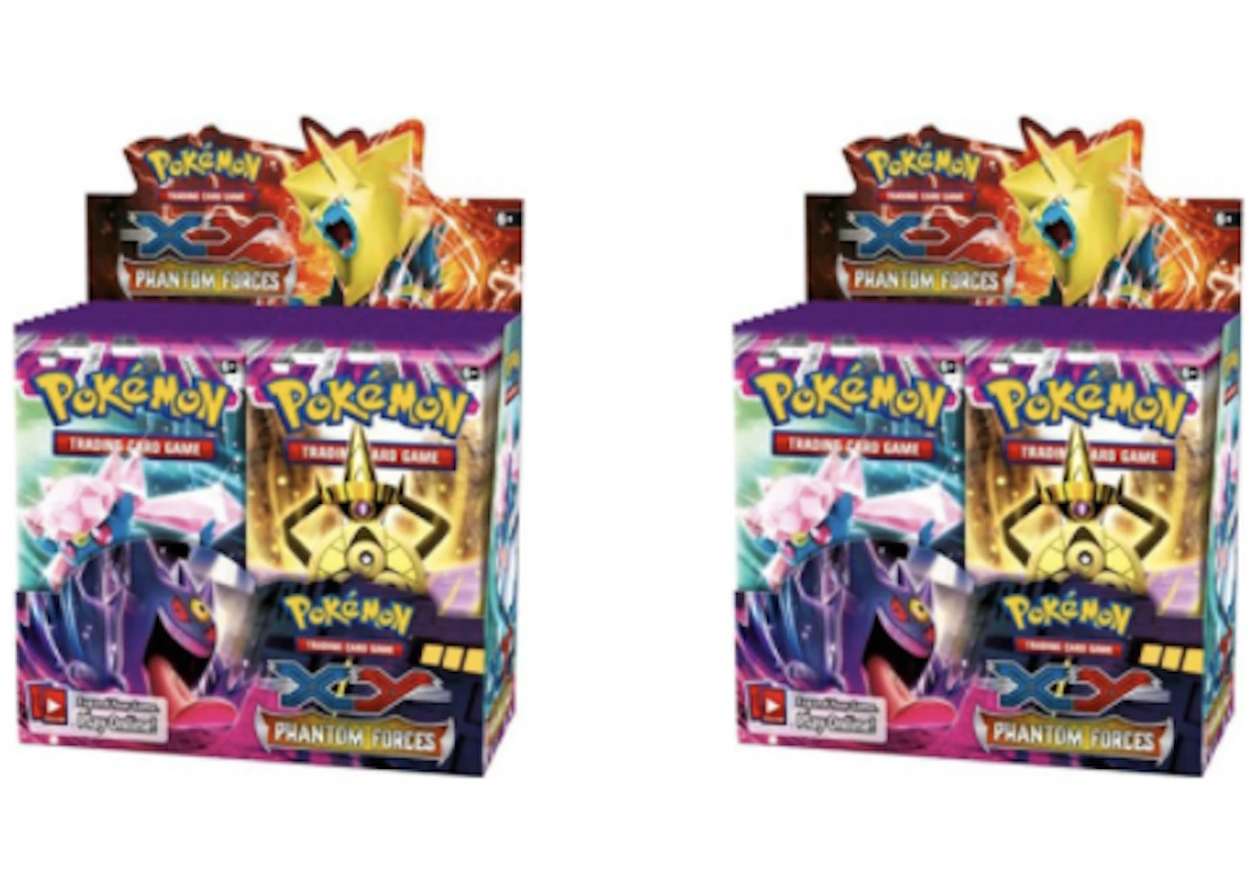 2014 Pokemon XY Phantom Forces Booster Box 2X Lot - US 2014 Pokemon XY Phantom Forces Booster Box 2X Lot - US