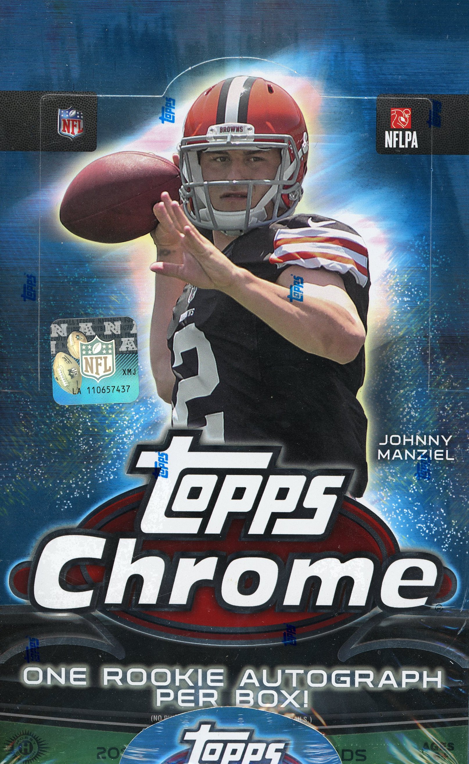 2014 Topps Chrome Football Hobby Box 
