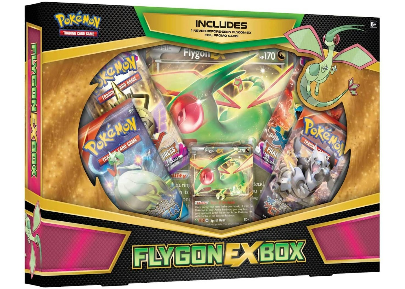 2015 Pokemon TCG Flygon EX Box