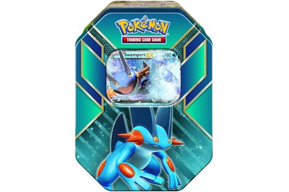 2015 Pokemon TCG Hoenn Power Tin Swampert EX