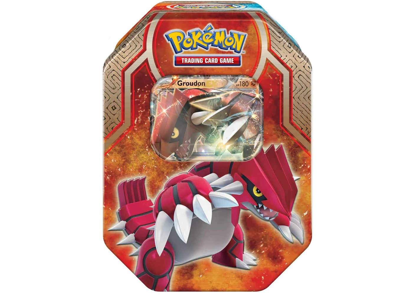 2015 Pokemon TCG Legends of Hoenn Tin Groudon EX - US 2015 Pokemon TCG Legends of Hoenn Tin Groudon EX - US