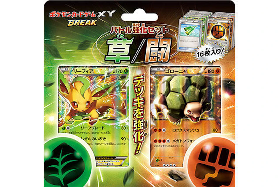 Pokémon TCG XY Break Grass/Fighting Battle Enhancement Set (Japanese)