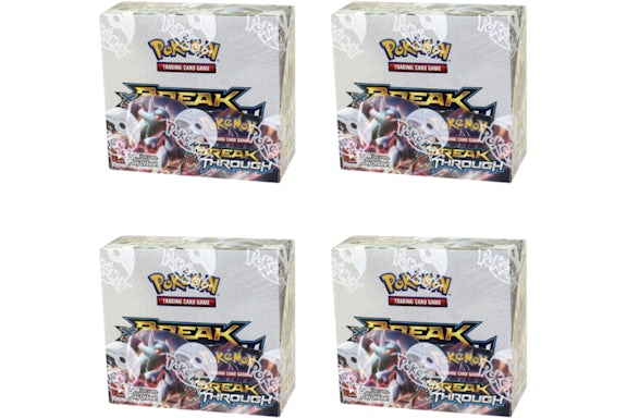Pokémon TCG XY BREAKthrough Booster Box 4X Lot