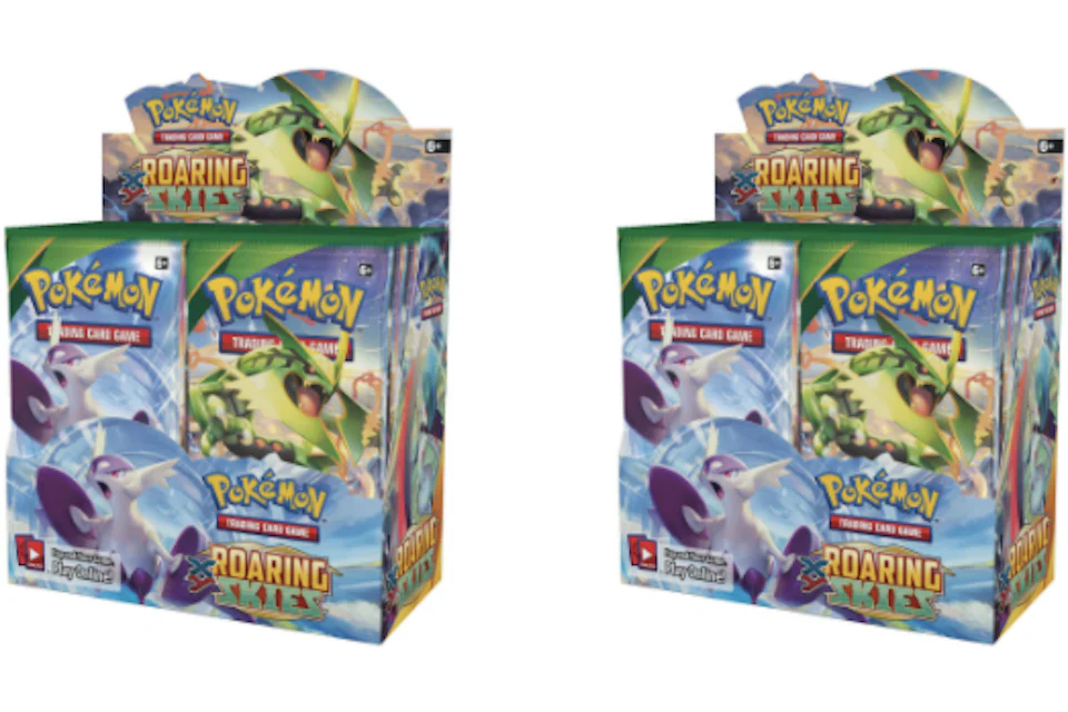 Pokémon TCG XY Roaring Skies Booster Box 2X Lot
