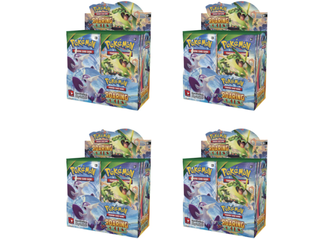 Pokmon TCG XY Roaring Skies Booster Box 4X Lot - US Pokmon TCG XY Roaring Skies Booster Box 4X Lot - US