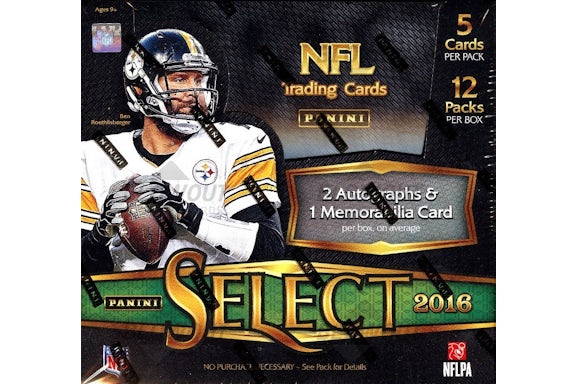 2016 Panini Select Football Hobby Box