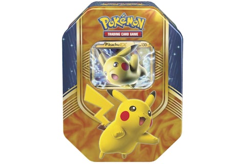 2016 Pokemon TCG Battle Heart Tin Pikachu EX - US 2016 Pokemon TCG Battle Heart Tin Pikachu EX - US