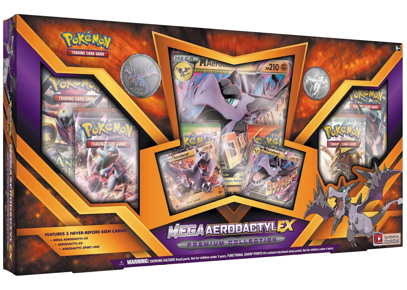2016 Pokemon TCG Mega Aerodactyl EX Premium Collection - US 2016 Pokemon TCG Mega Aerodactyl EX Premium Collection - US