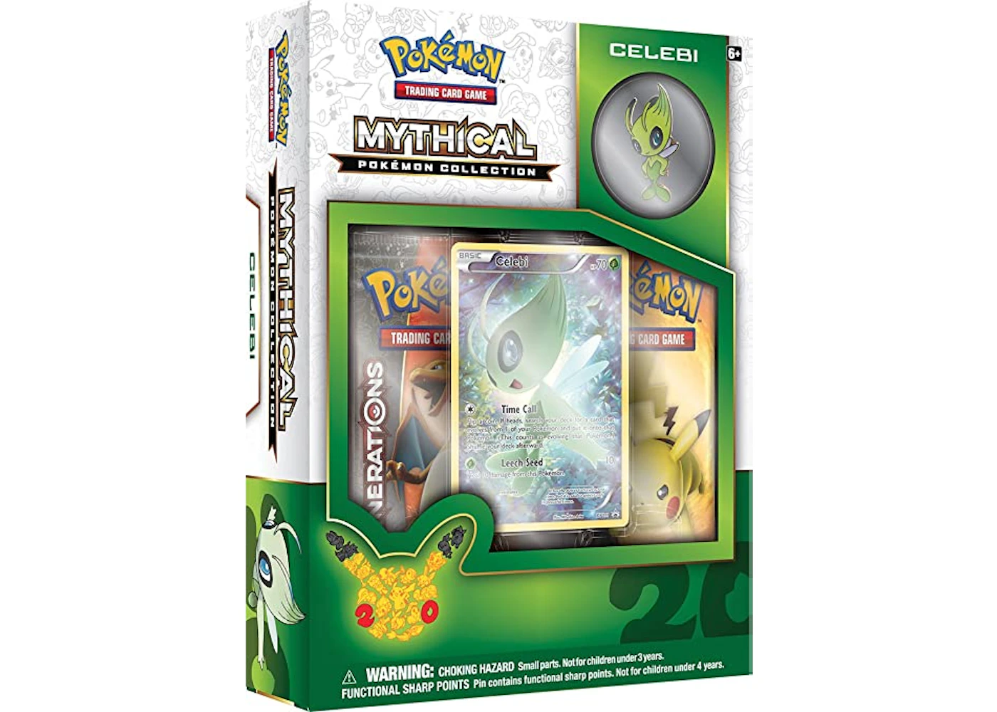 2016 Pokemon TCG Mythical Pokemon Collection Celebi - US 2016 Pokemon TCG Mythical Pokemon Collection Celebi - US