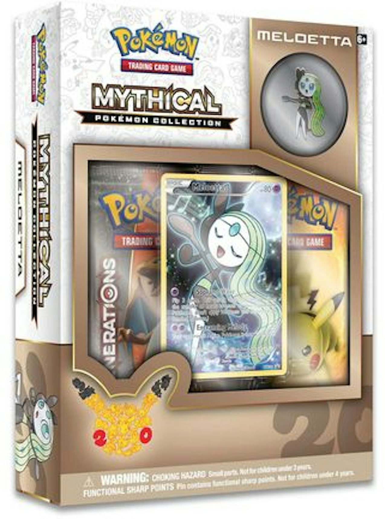 Kit 2 Triple Pack Coleção Pokémon Míticos Genesect e Meloetta em Promoção  na Americanas
