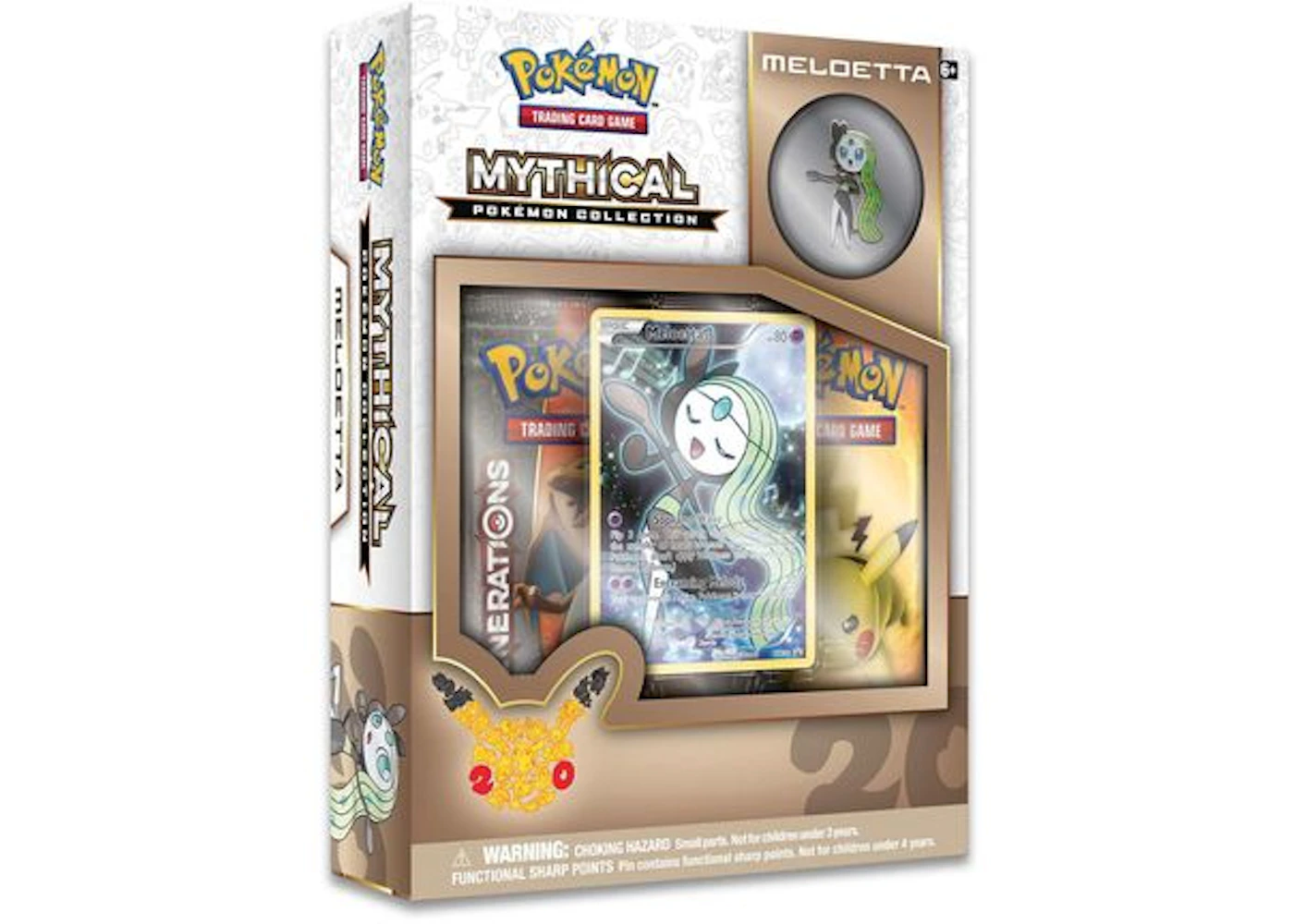 2016 Pokemon TCG Mythical Pokemon Collection Meloetta - US 2016 Pokemon TCG Mythical Pokemon Collection Meloetta - US