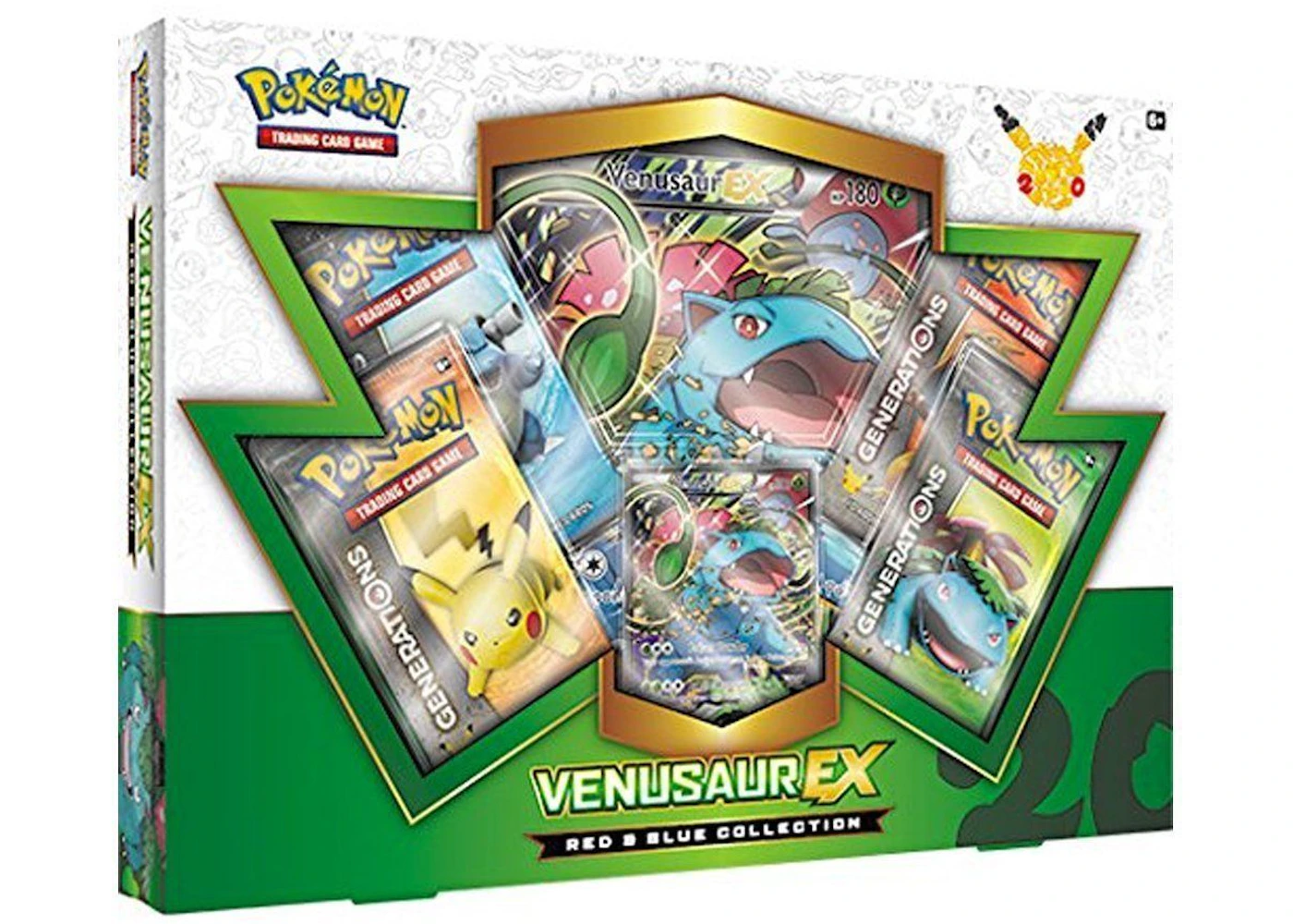 2016 Pokemon TCG Red & Blue Collection Venusaur EX - US 2016 Pokemon TCG Red & Blue Collection Venusaur EX - US