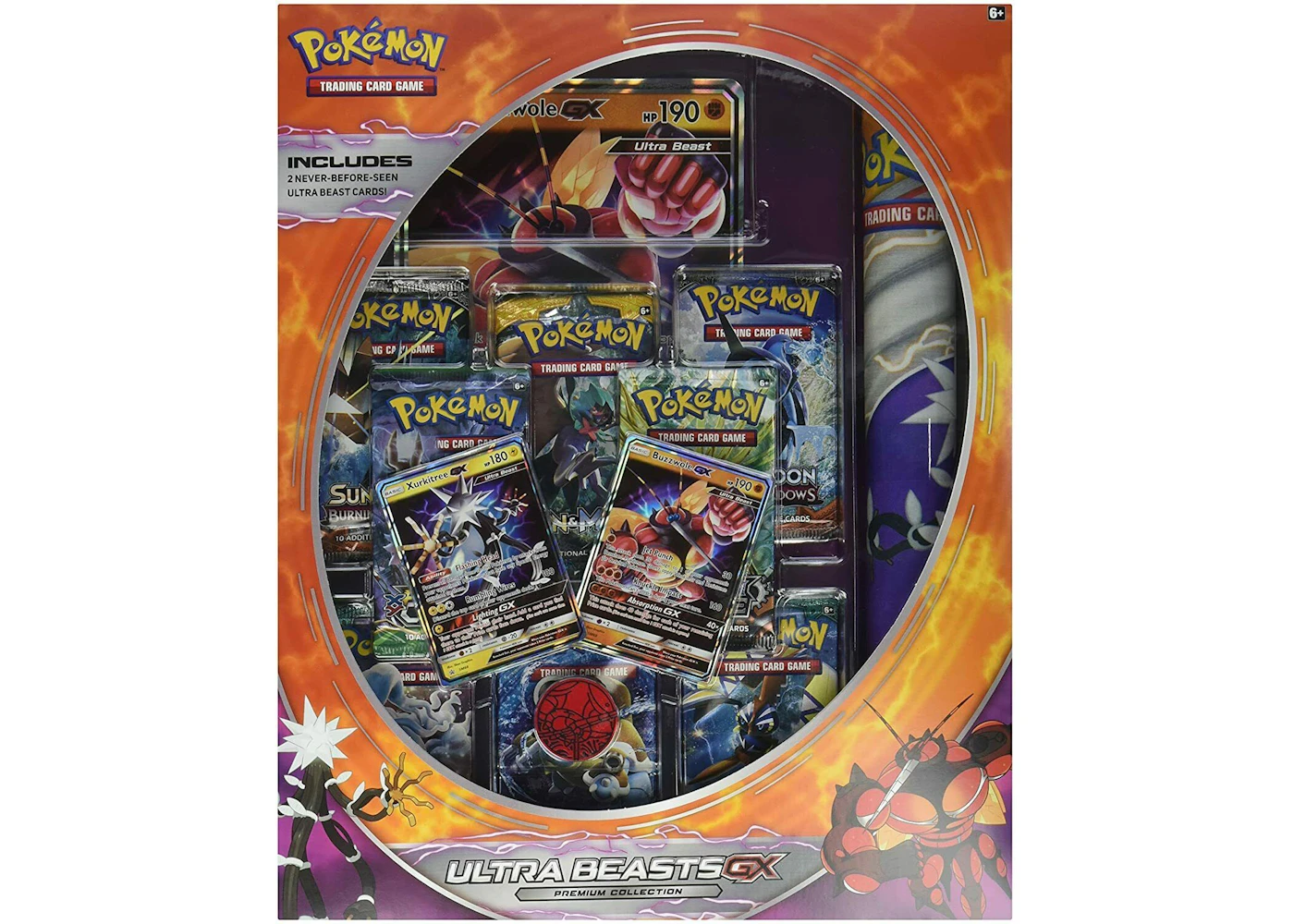 Pokmon TCG Ultra Beasts GX Buzzwole Premium Collection - US Pokmon TCG Ultra Beasts GX Buzzwole Premium Collection - US