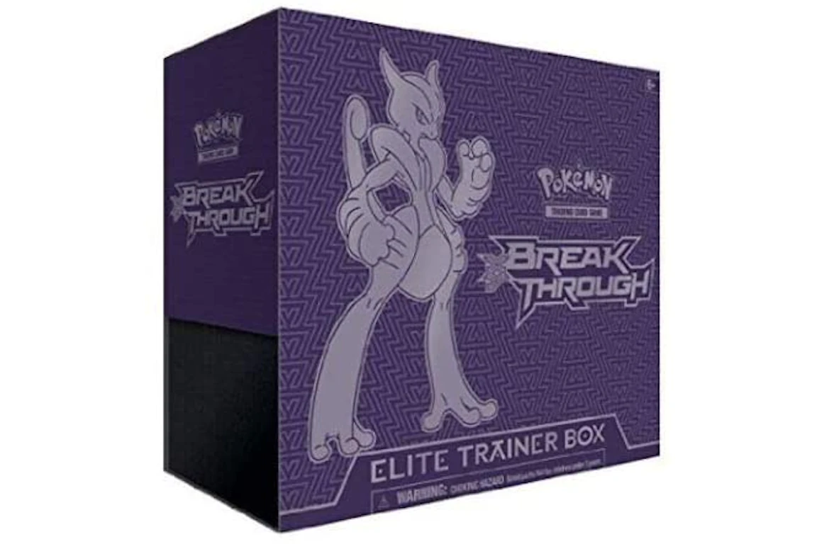 2016 Pokemon TCG XY BREAKthrough Elite Trainer Box Mewtwo X