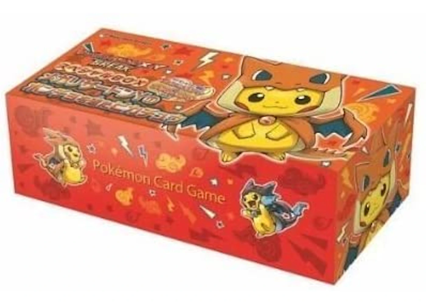 Pokmon TCG XY Break Pikachu Wearing A Mega Charizard Y Poncho Special Box - US Pokmon TCG XY Break Pikachu Wearing A Mega Charizard Y Poncho Special Box - US