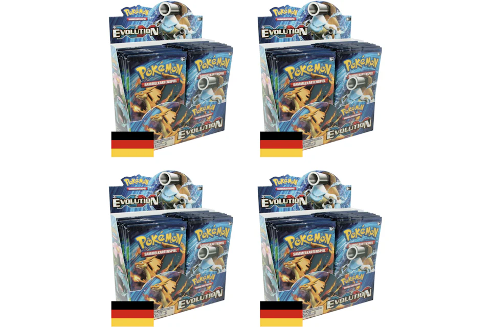 Pokémon TCG XY Evolution Booster Box 4x Lot