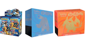 Pokémon TCG XY Evolutions Booster Box & Elite Trainer Boxes 3x Bundle