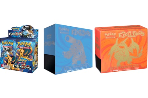 Pokmon TCG XY Evolutions Booster Box & Elite Trainer Boxes 3x Bundle - US Pokmon TCG XY Evolutions Booster Box & Elite Trainer Boxes 3x Bundle - US