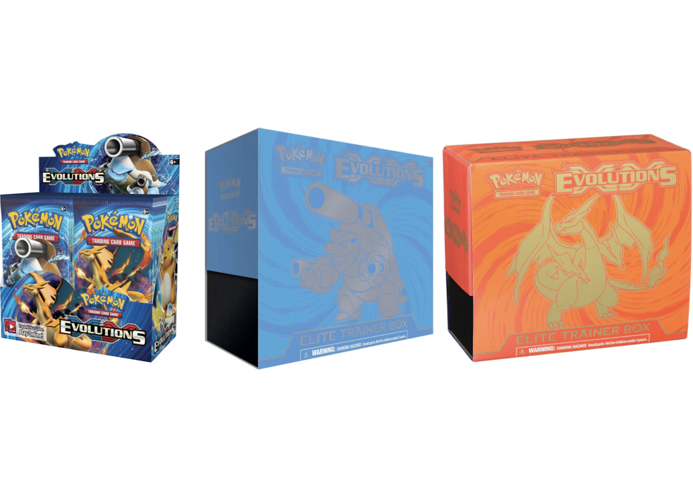 Pokmon TCG XY Evolutions Booster Box & Elite Trainer Boxes 3x Bundle - US Pokmon TCG XY Evolutions Booster Box & Elite Trainer Boxes 3x Bundle - US