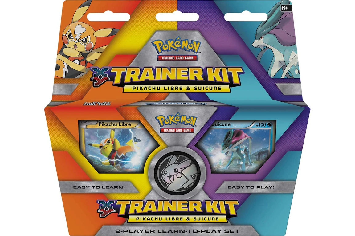 2016 Pokemon TCG XY Trainer Kit Pikachu Libre and Suicune