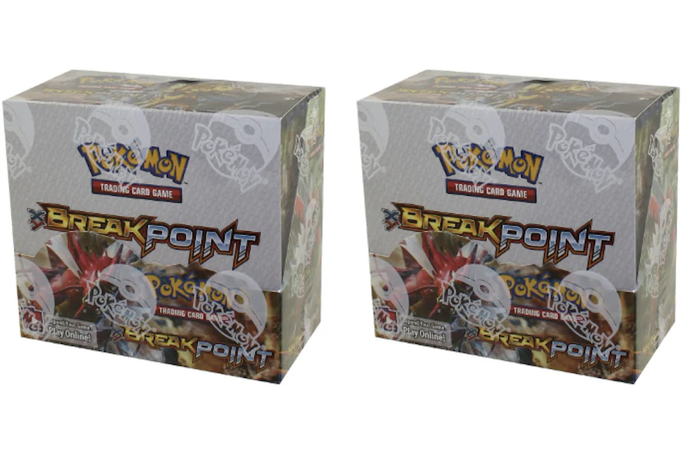 2016 Pokemon XY BREAKpoint Booster Box 2X Lot