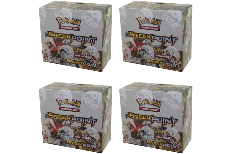 2016 Pokemon XY BREAKpoint Booster Box 4X Lot