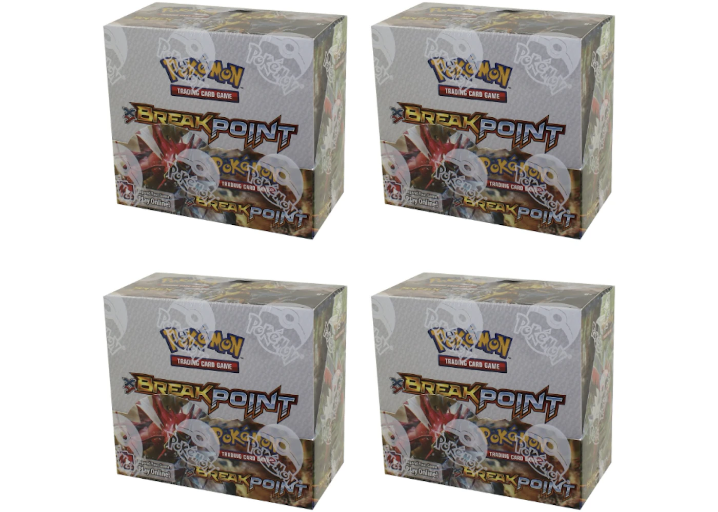 2016 Pokemon XY BREAKpoint Booster Box 4X Lot - US 2016 Pokemon XY BREAKpoint Booster Box 4X Lot - US